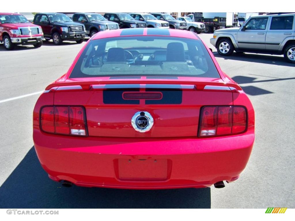 2007 Mustang GT Premium Coupe - Torch Red / Dark Charcoal photo #6