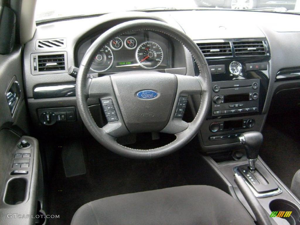 2007 Fusion SEL V6 - Tungsten Grey Metallic / Charcoal Black photo #13