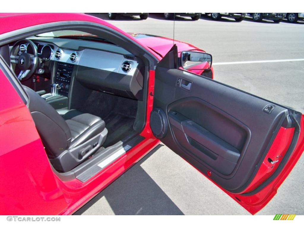 2007 Mustang GT Premium Coupe - Torch Red / Dark Charcoal photo #15