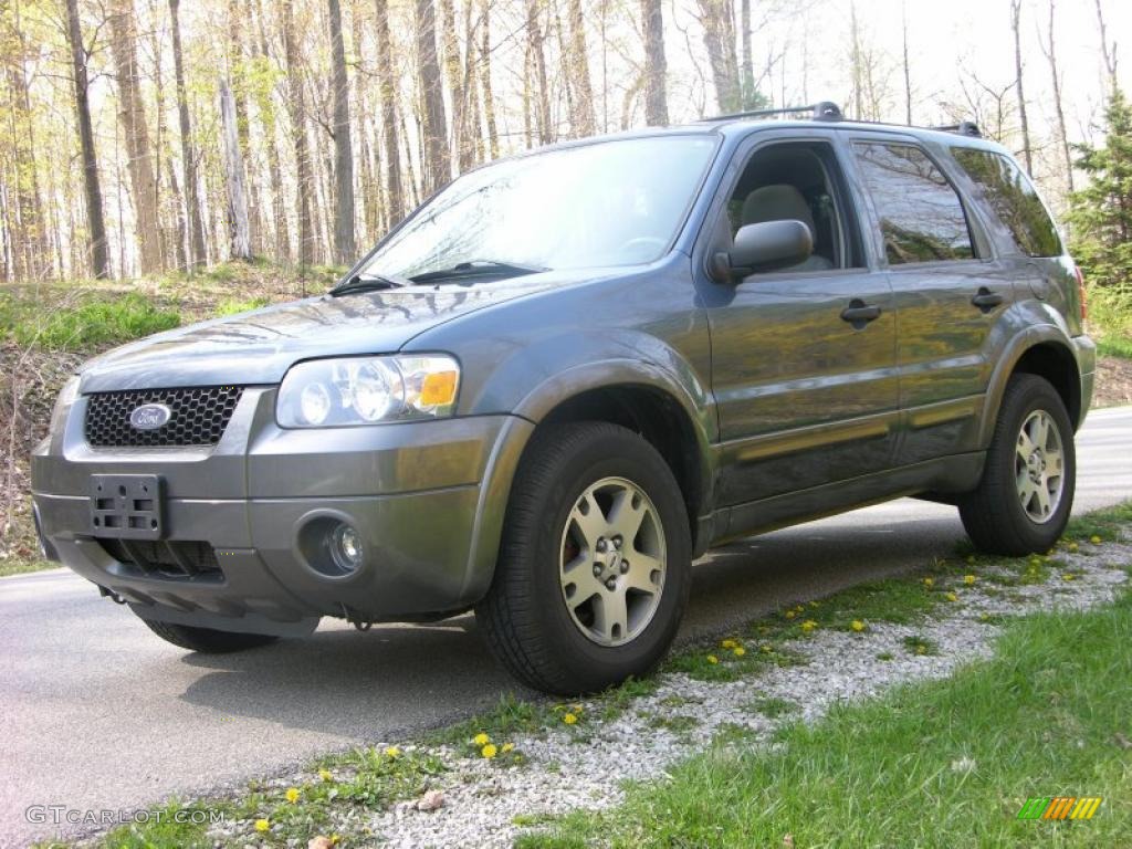 2005 Escape XLT V6 - Norsea Blue Metallic / Medium/Dark Flint Grey photo #2