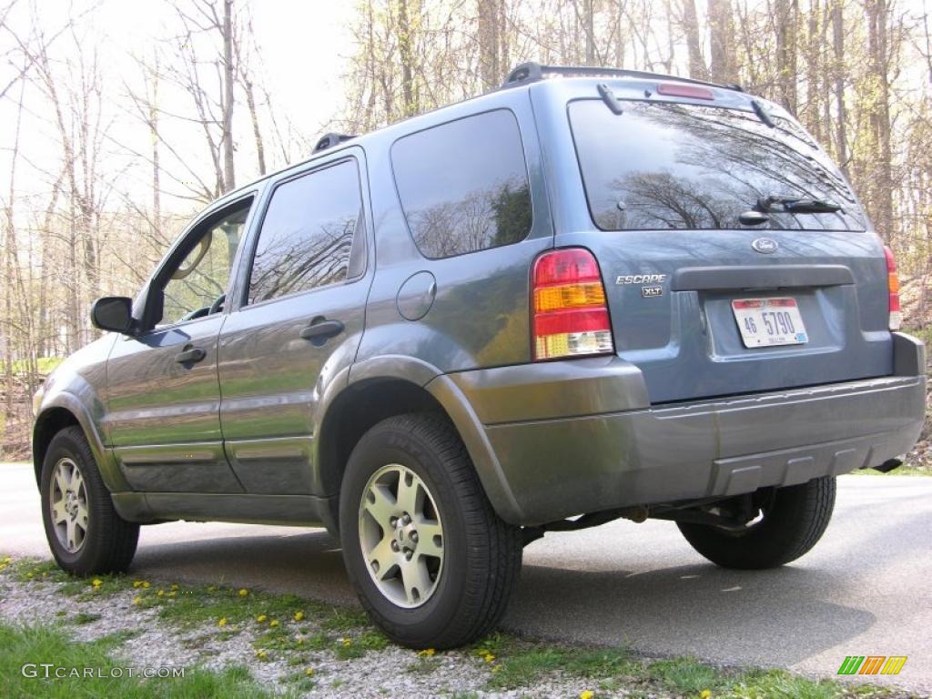 2005 Escape XLT V6 - Norsea Blue Metallic / Medium/Dark Flint Grey photo #5