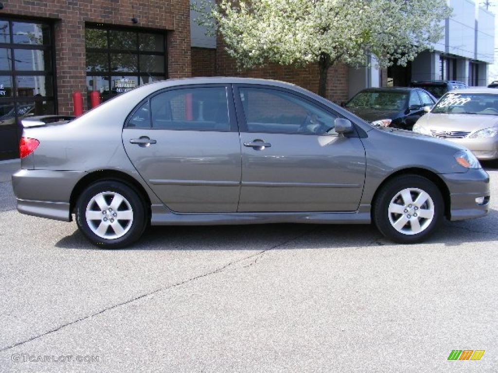 2008 Corolla S - Phantom Gray Pearl / Dark Charcoal photo #2