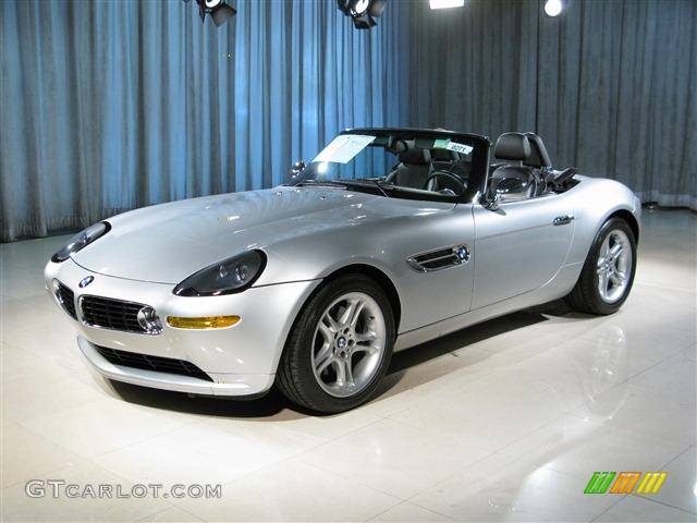 Silver BMW Z8