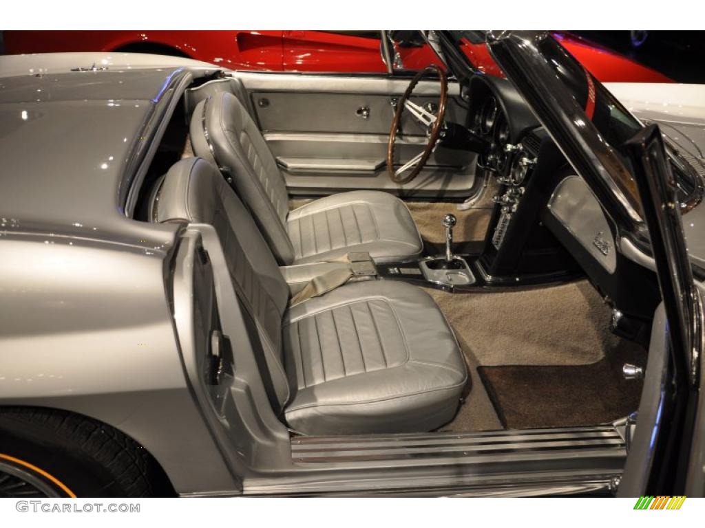 1966 Corvette Sting Ray Convertible - Silver Pearl / Silver photo #9
