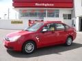 Vermillion Red - Focus SE Sedan Photo No. 1