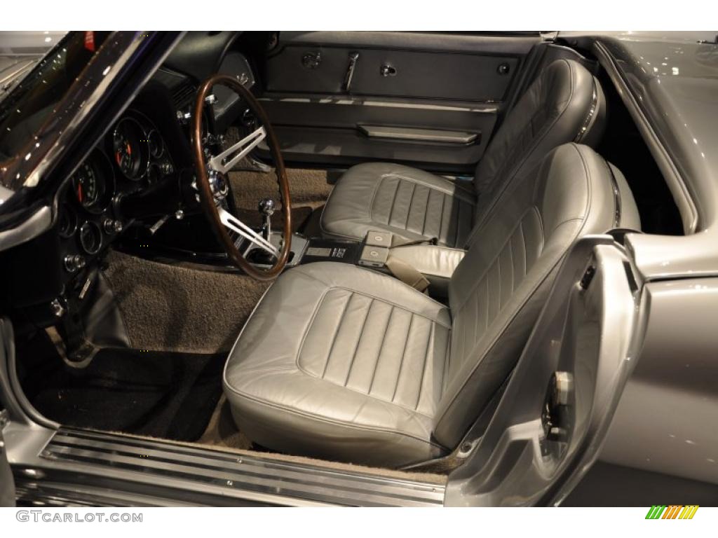 1966 Corvette Sting Ray Convertible - Silver Pearl / Silver photo #17