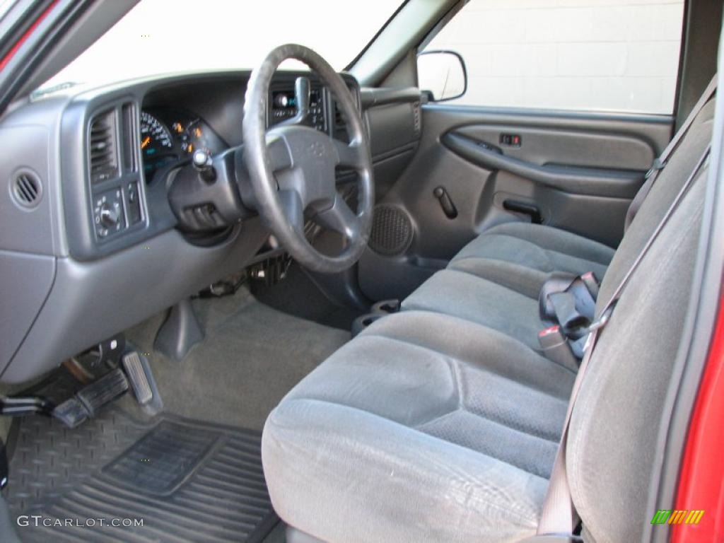 2003 Silverado 1500 Regular Cab - Victory Red / Dark Charcoal photo #7