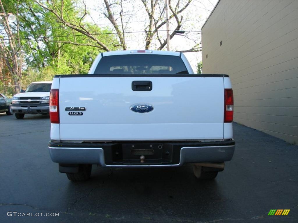 2006 F150 XLT SuperCrew - Oxford White / Tan photo #6