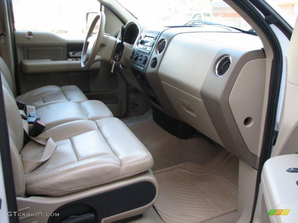 2006 F150 XLT SuperCrew - Oxford White / Tan photo #8