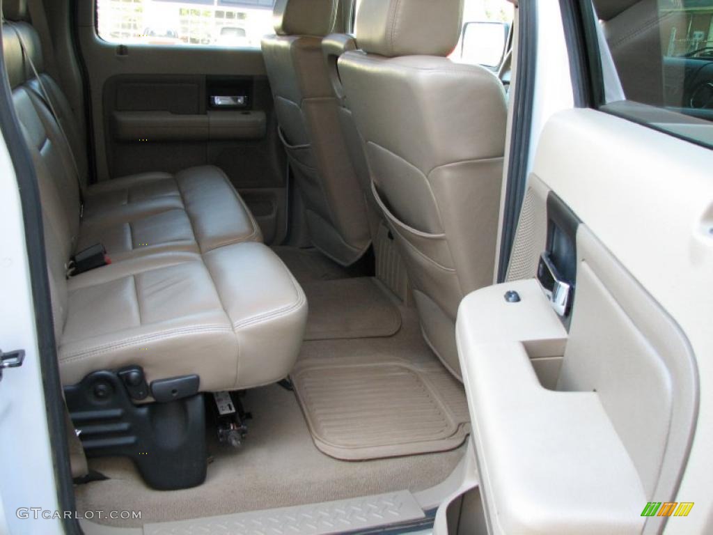 2006 F150 XLT SuperCrew - Oxford White / Tan photo #11