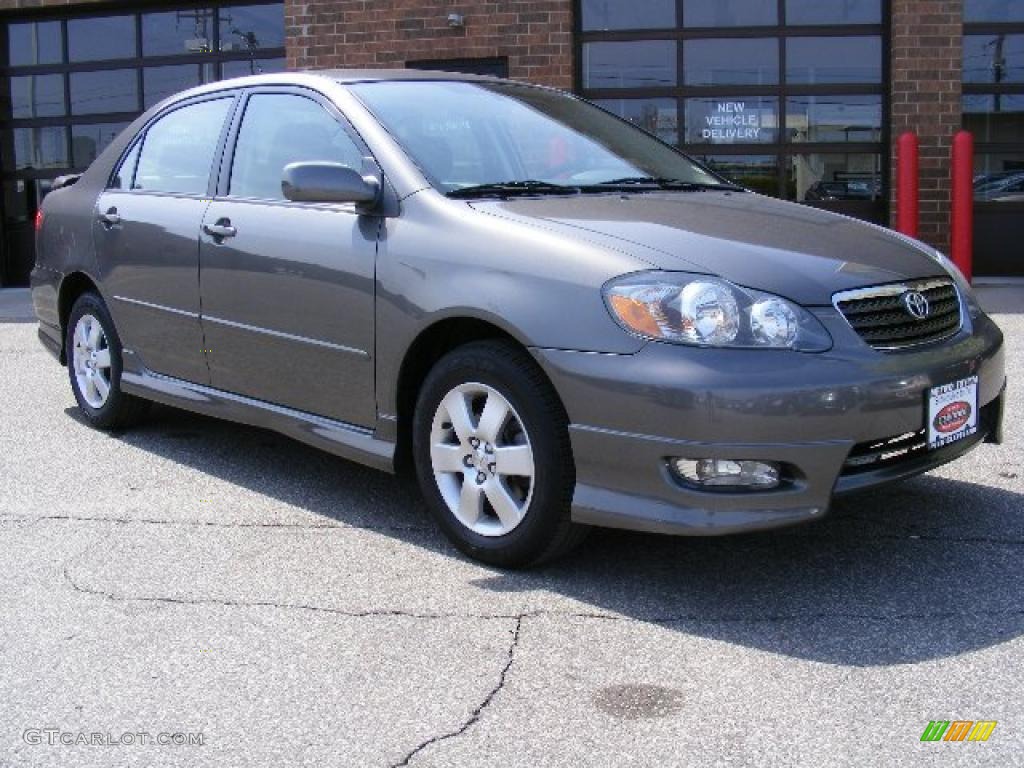 2007 Corolla S - Phantom Gray Pearl / Dark Charcoal photo #1