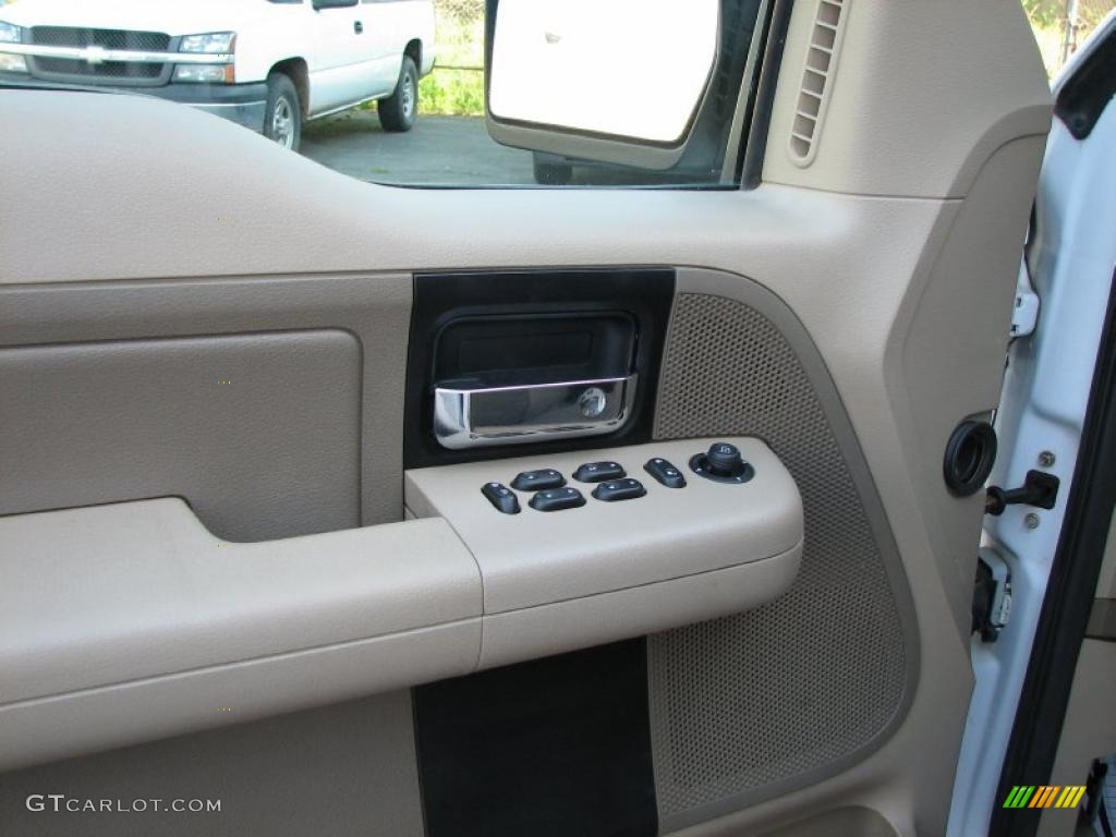 2006 F150 XLT SuperCrew - Oxford White / Tan photo #18