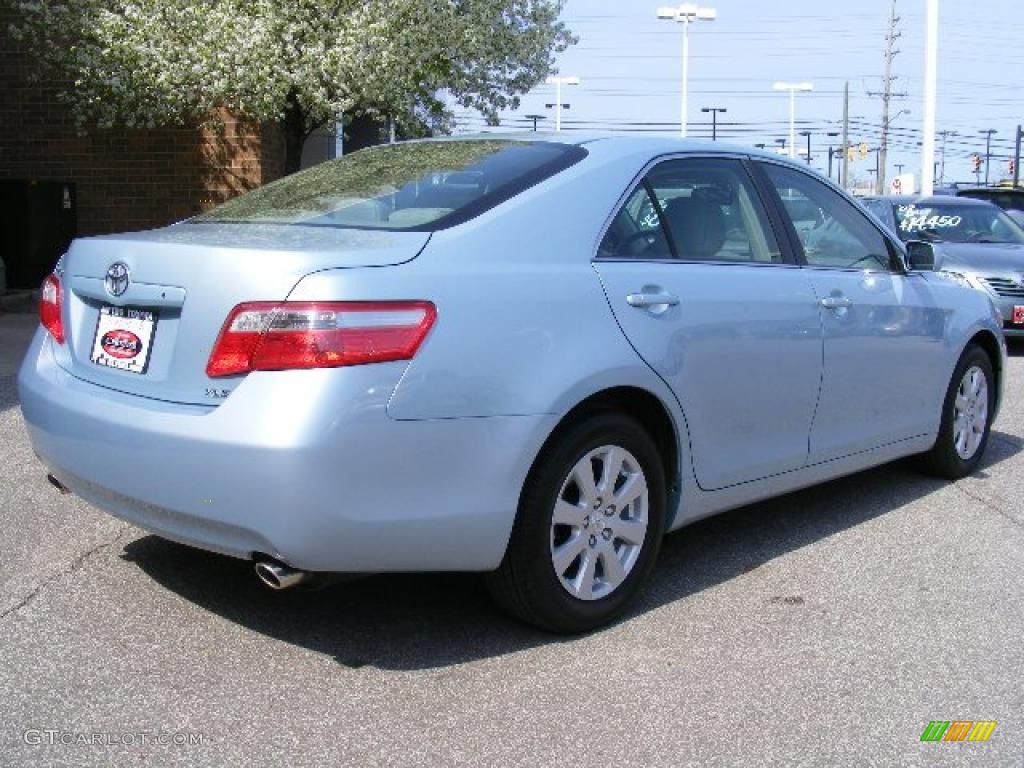 2007 Sky Blue Pearl Toyota Camry XLE V6 28527314 Photo 3 GTCarLot