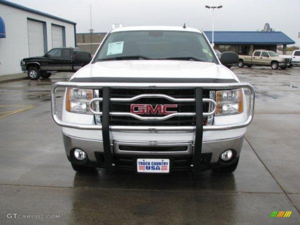 2007 Sierra 2500HD SLE Extended Cab 4x4 - Summit White / Ebony Black photo #10