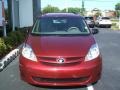 2009 Salsa Red Pearl Toyota Sienna LE  photo #2