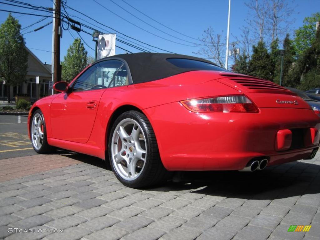 2006 911 Carrera S Cabriolet - Guards Red / Sand Beige photo #4