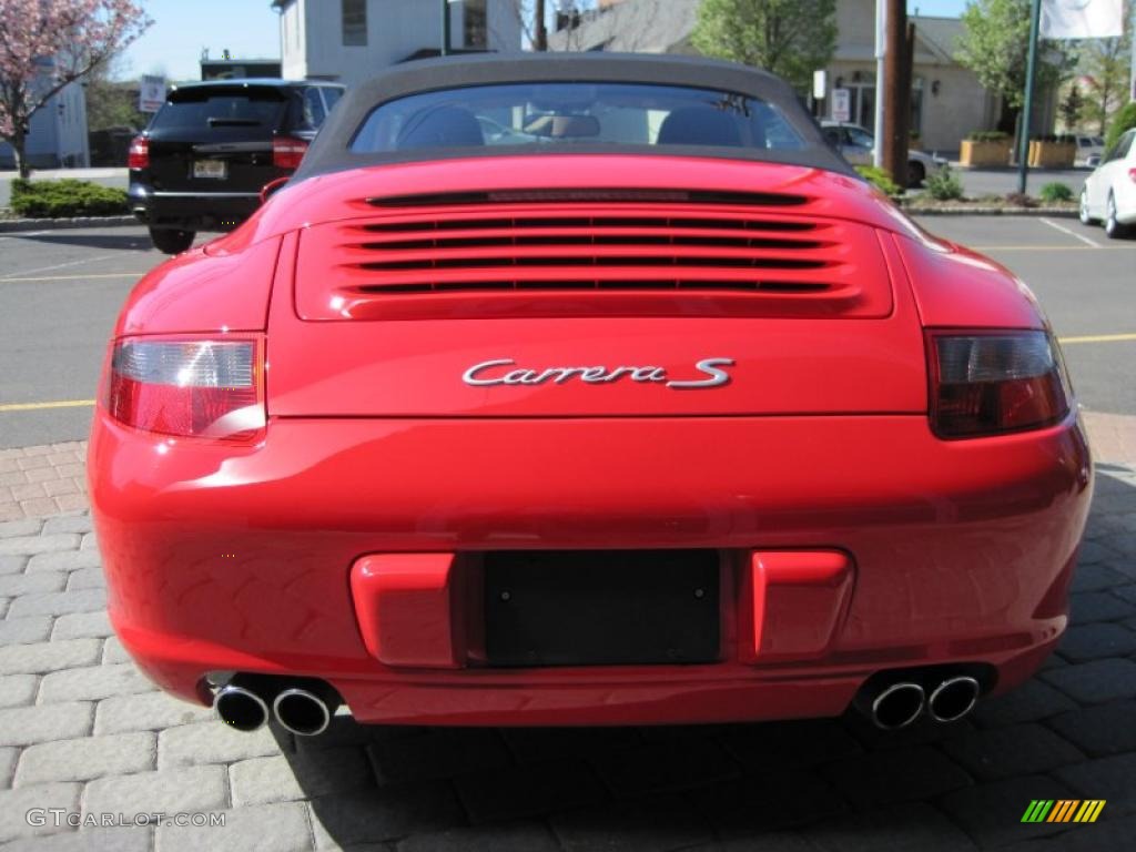 2006 911 Carrera S Cabriolet - Guards Red / Sand Beige photo #5