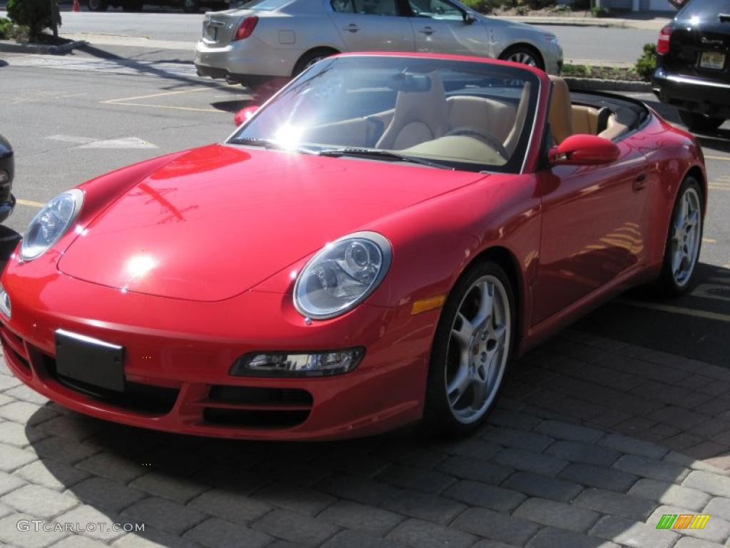 2006 911 Carrera S Cabriolet - Guards Red / Sand Beige photo #26