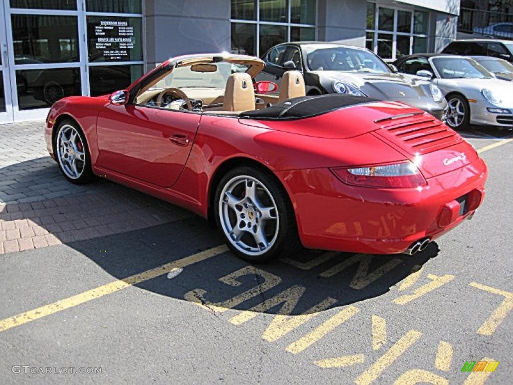 2006 911 Carrera S Cabriolet - Guards Red / Sand Beige photo #27