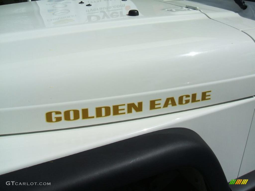 2006 Wrangler Sport 4x4 Golden Eagle - Stone White / Dark Slate Gray photo #11