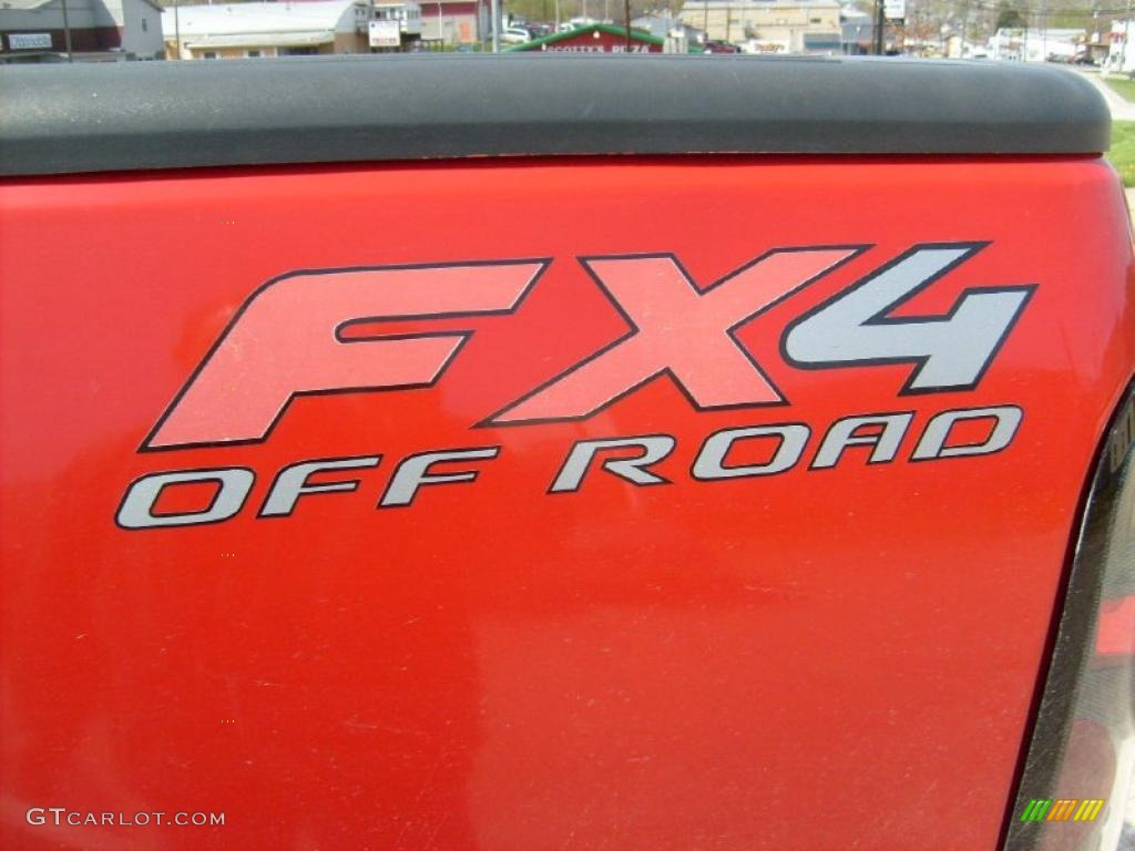 2003 F150 FX4 SuperCab 4x4 - Bright Red / Medium Graphite Grey photo #21