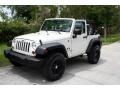 2007 Stone White Jeep Wrangler X 4x4  photo #2