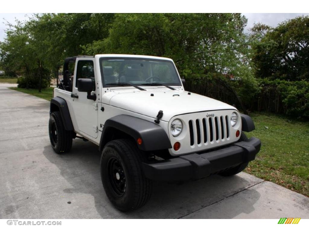 2007 Wrangler X 4x4 - Stone White / Dark Slate Gray/Medium Slate Gray photo #14