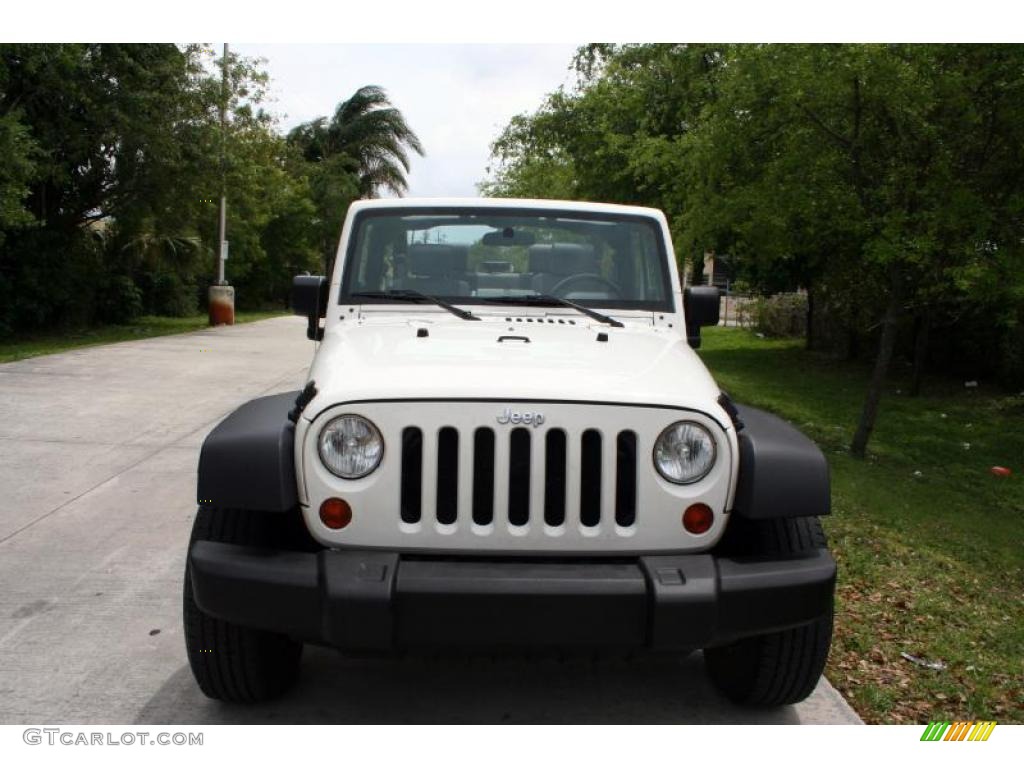 2007 Wrangler X 4x4 - Stone White / Dark Slate Gray/Medium Slate Gray photo #16