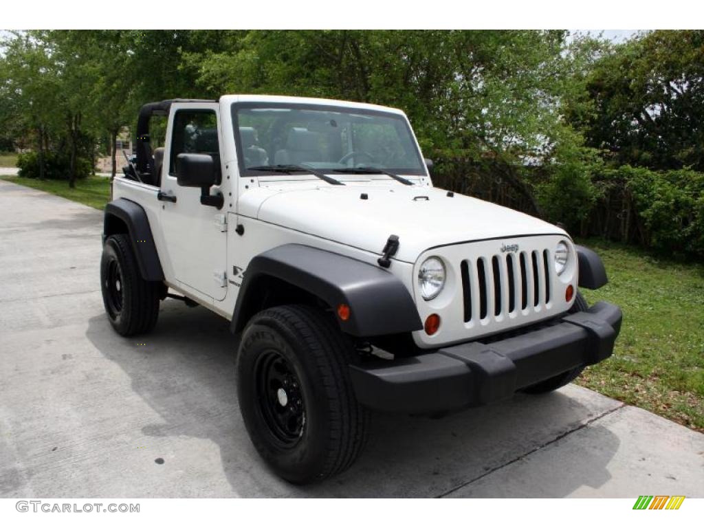 2007 Wrangler X 4x4 - Stone White / Dark Slate Gray/Medium Slate Gray photo #17