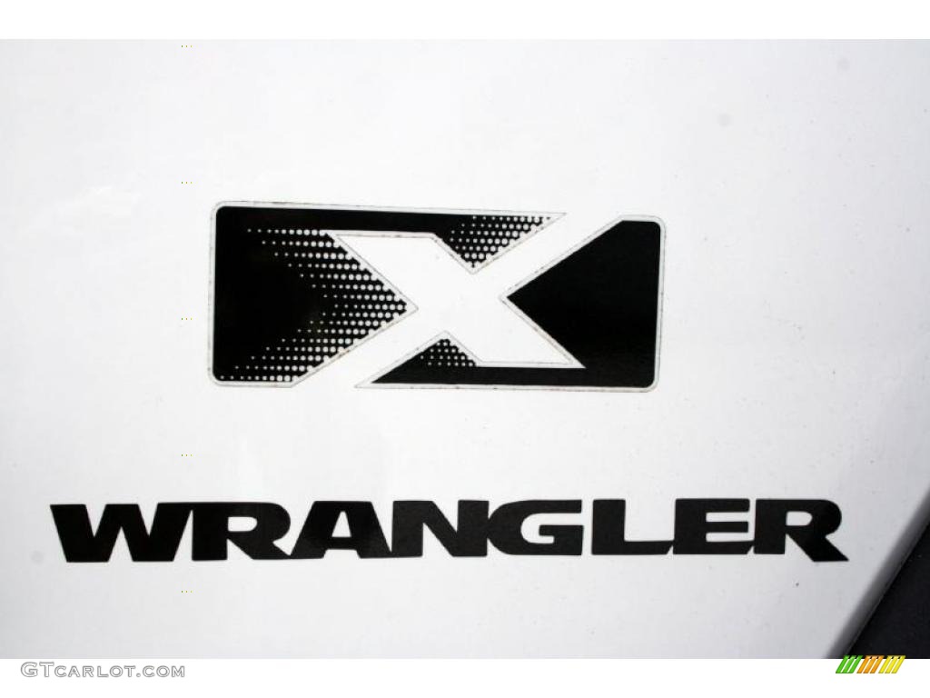 2007 Wrangler X 4x4 - Stone White / Dark Slate Gray/Medium Slate Gray photo #22