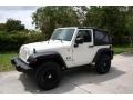 2007 Stone White Jeep Wrangler X 4x4  photo #24