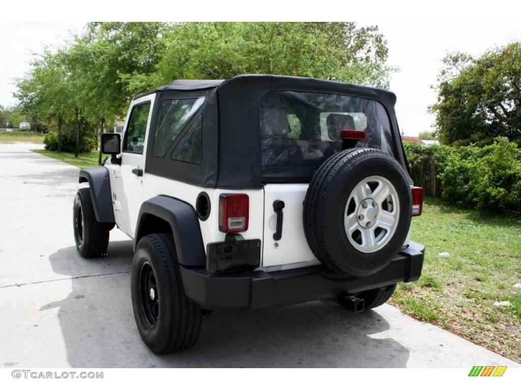 2007 Wrangler X 4x4 - Stone White / Dark Slate Gray/Medium Slate Gray photo #28