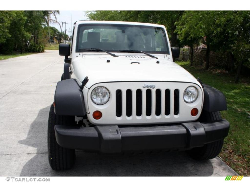 2007 Wrangler X 4x4 - Stone White / Dark Slate Gray/Medium Slate Gray photo #35