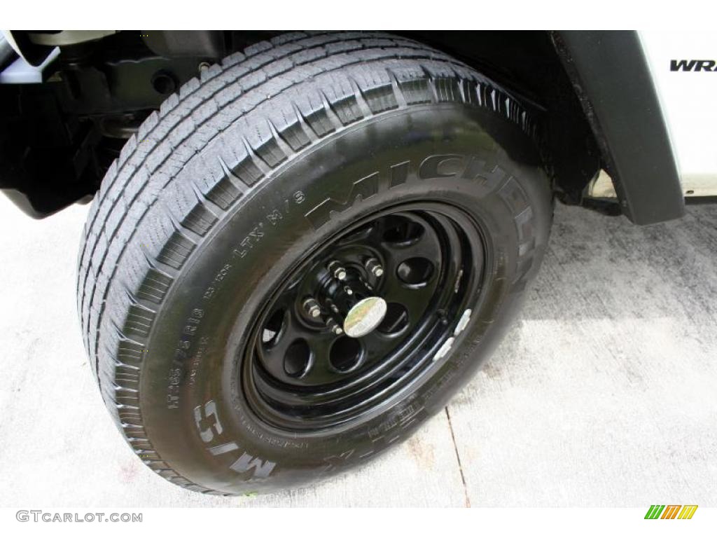 2007 Wrangler X 4x4 - Stone White / Dark Slate Gray/Medium Slate Gray photo #41