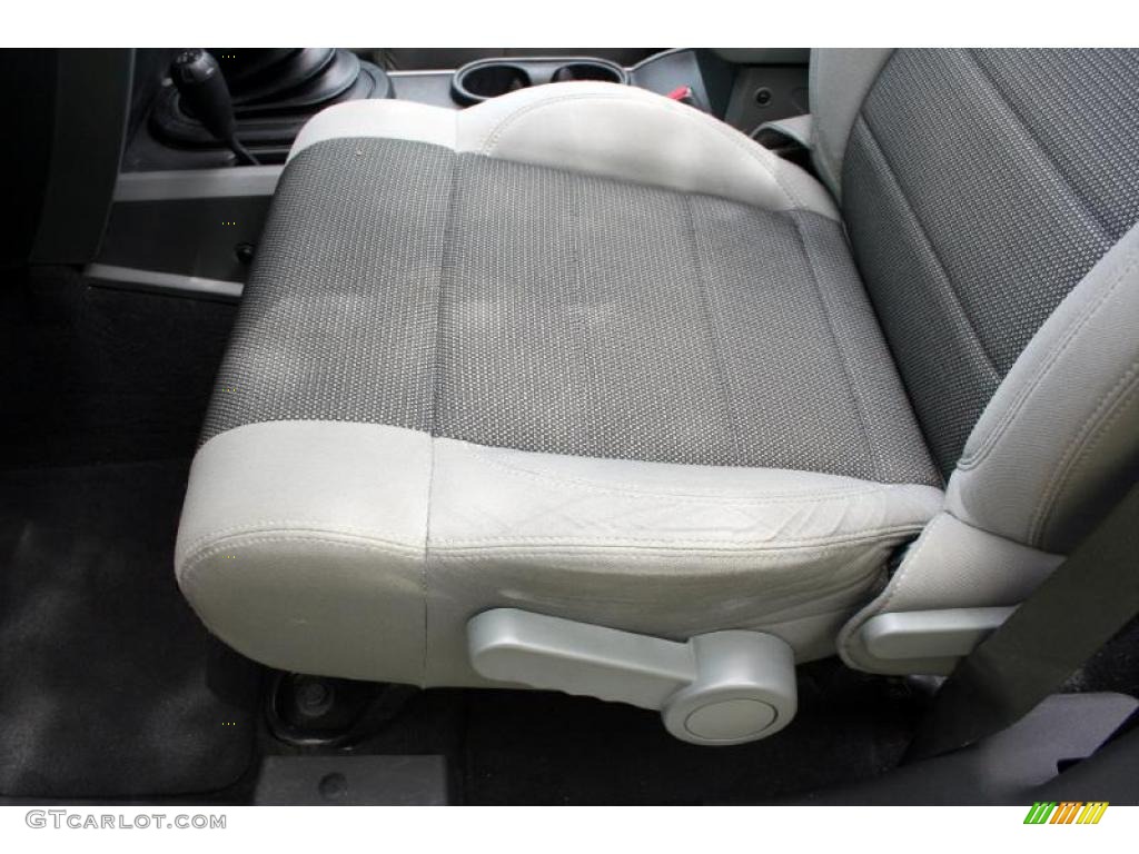 2007 Wrangler X 4x4 - Stone White / Dark Slate Gray/Medium Slate Gray photo #51
