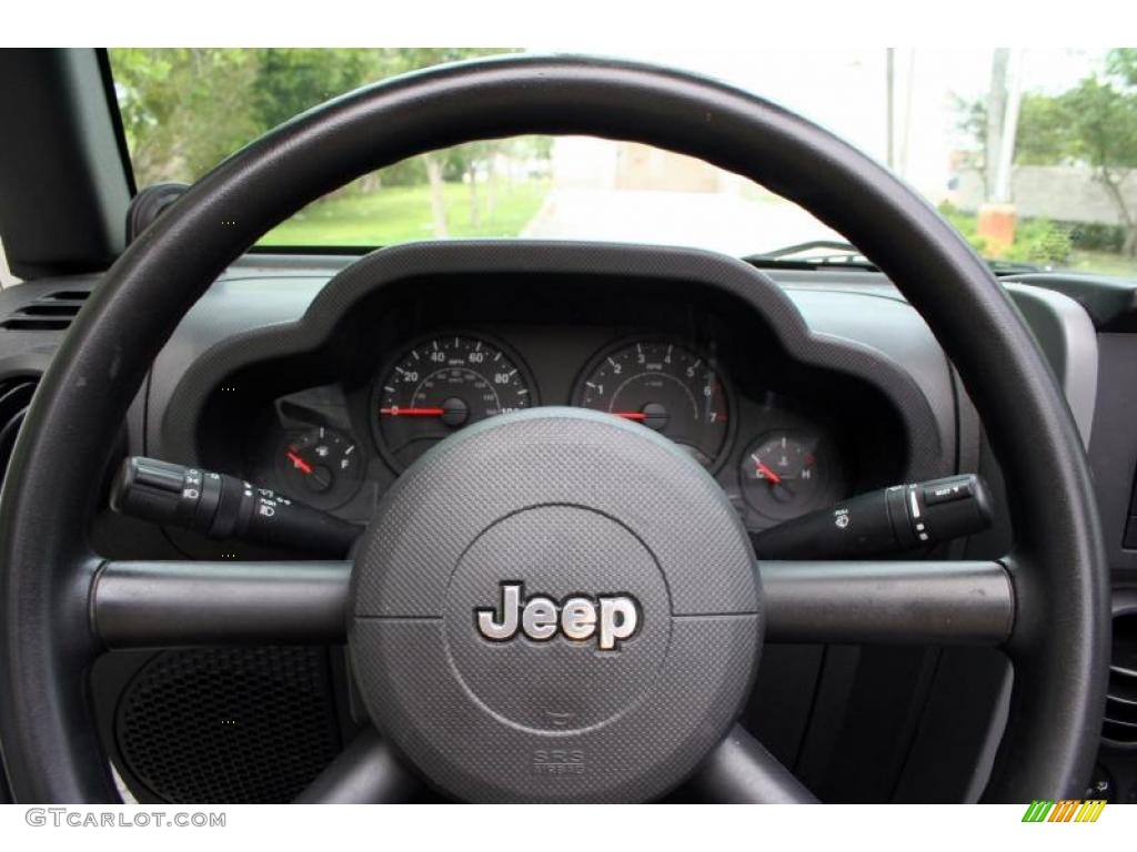 2007 Wrangler X 4x4 - Stone White / Dark Slate Gray/Medium Slate Gray photo #69
