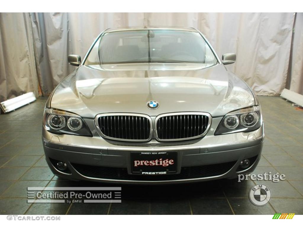 2008 7 Series 750Li Sedan - Titanium Grey Metallic / Black photo #10