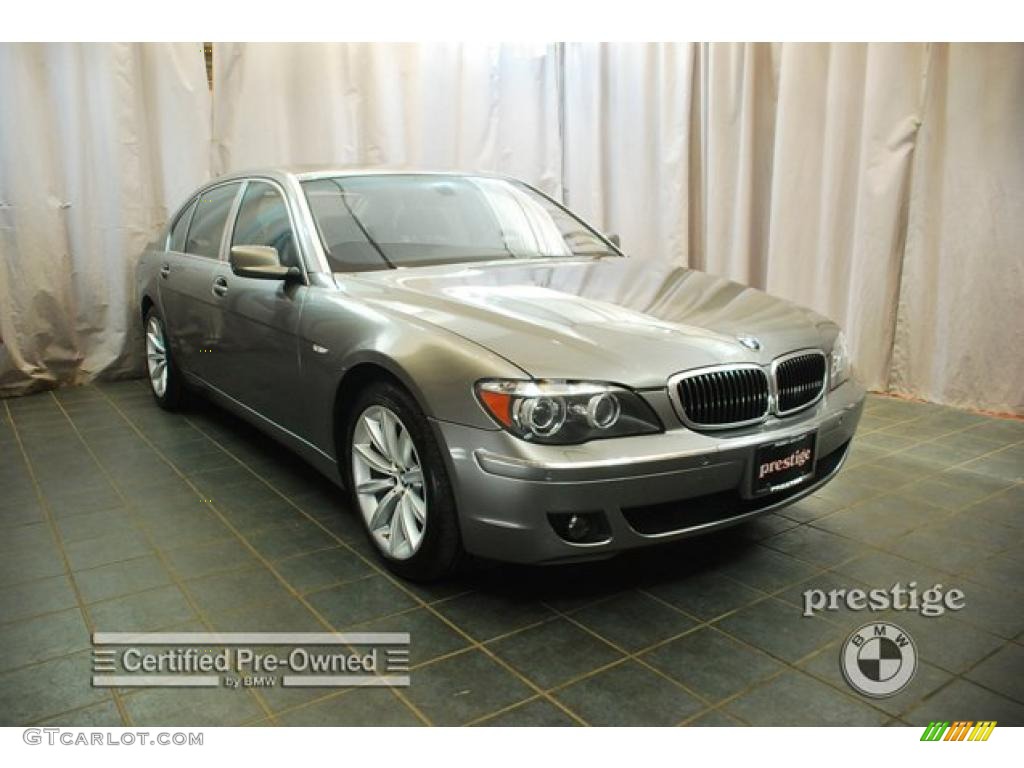 2008 7 Series 750Li Sedan - Titanium Grey Metallic / Black photo #11