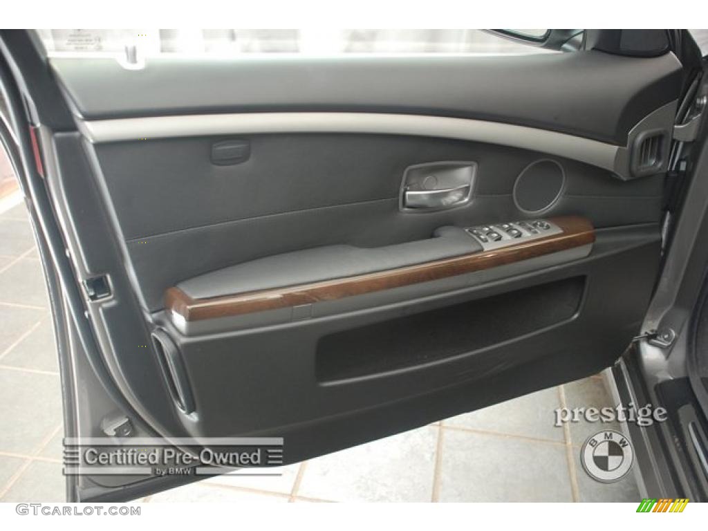 2008 7 Series 750Li Sedan - Titanium Grey Metallic / Black photo #12
