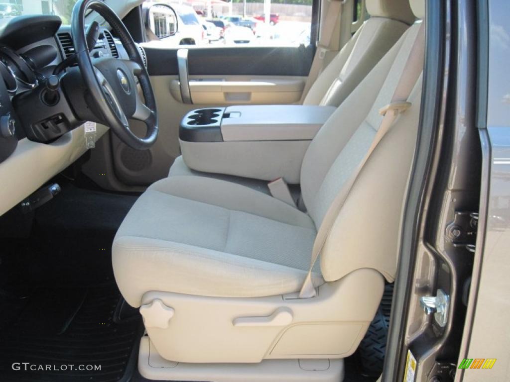 2008 Silverado 1500 LT Crew Cab - Desert Brown Metallic / Light Cashmere/Ebony Accents photo #8