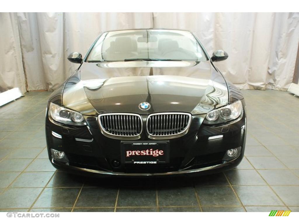 2009 3 Series 335i Convertible - Jet Black / Black photo #7