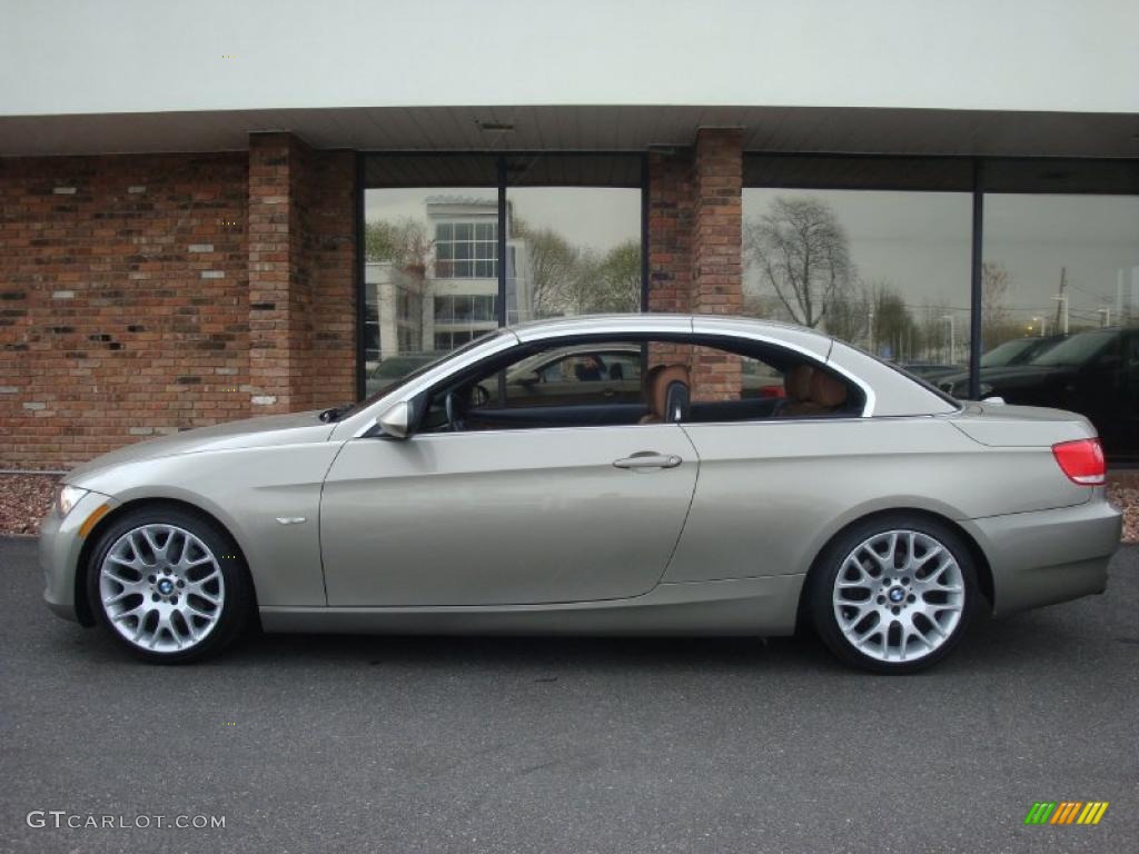2007 3 Series 328i Convertible - Platinum Bronze Metallic / Saddle Brown/Black photo #3