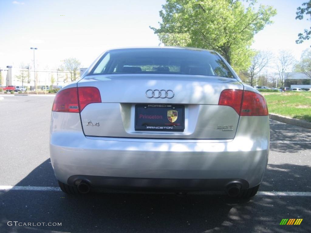 2006 A4 2.0T quattro Sedan - Light Silver Metallic / Ebony photo #11