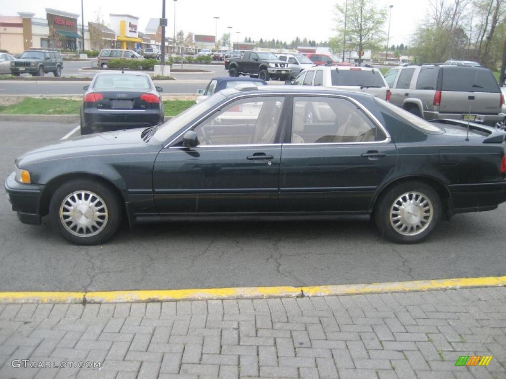 1993 Legend L Sedan - Canterbury Green Metallic / Ivory photo #2