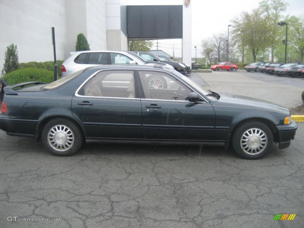 1993 Legend L Sedan - Canterbury Green Metallic / Ivory photo #10