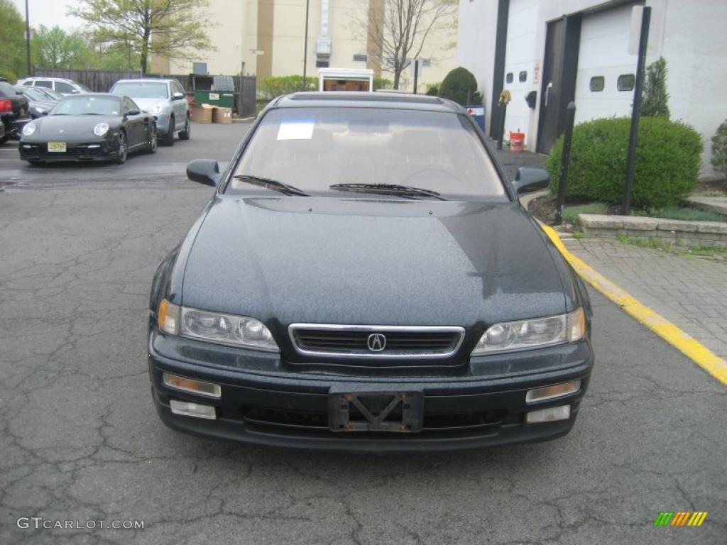 1993 Legend L Sedan - Canterbury Green Metallic / Ivory photo #13