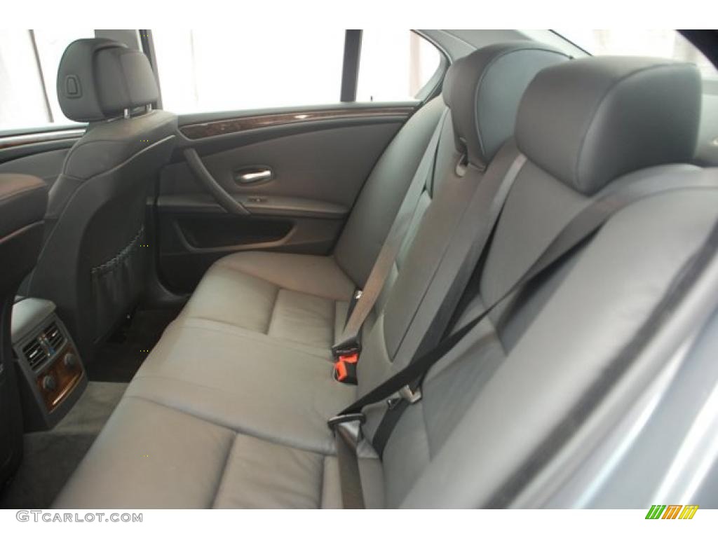 2010 5 Series 528i xDrive Sedan - Space Grey Metallic / Black Dakota Leather photo #6