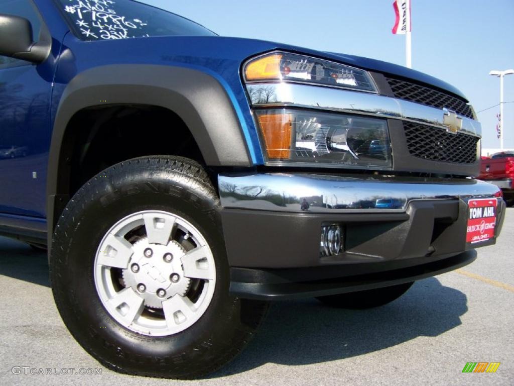 2006 Colorado Z71 Crew Cab 4x4 - Blue Granite Metallic / Very Dark Pewter photo #2