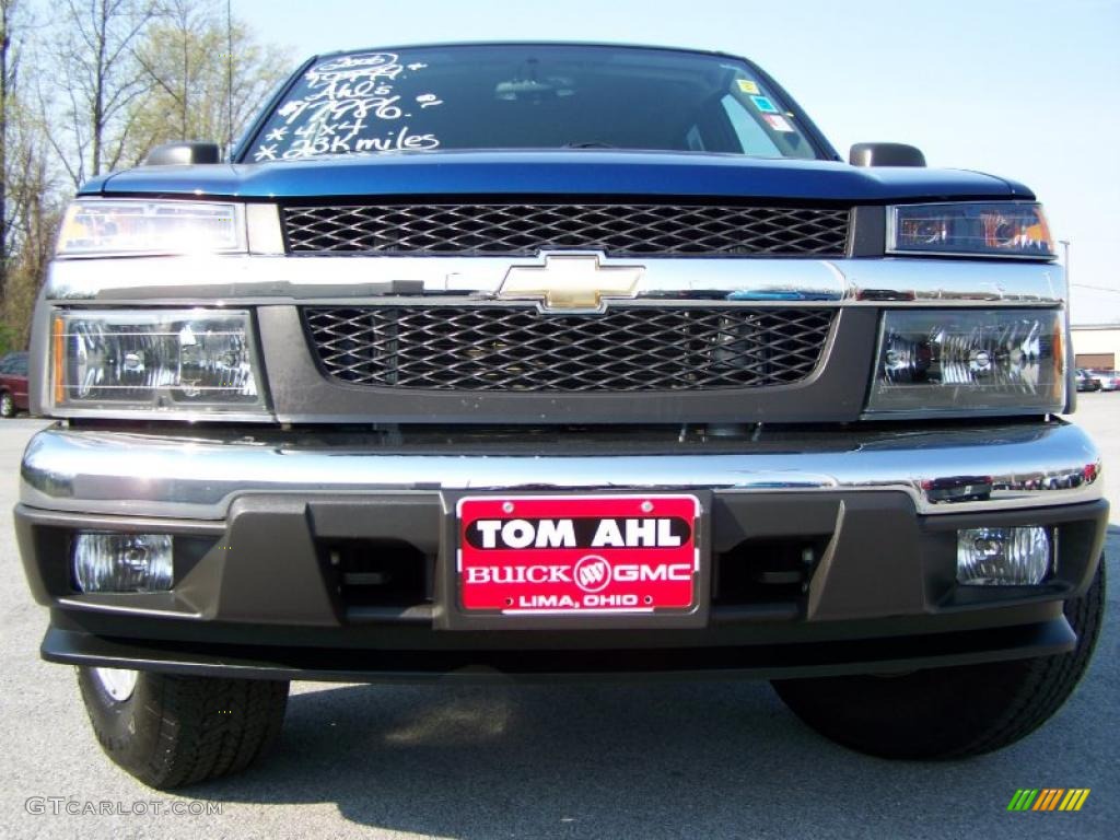 2006 Colorado Z71 Crew Cab 4x4 - Blue Granite Metallic / Very Dark Pewter photo #3