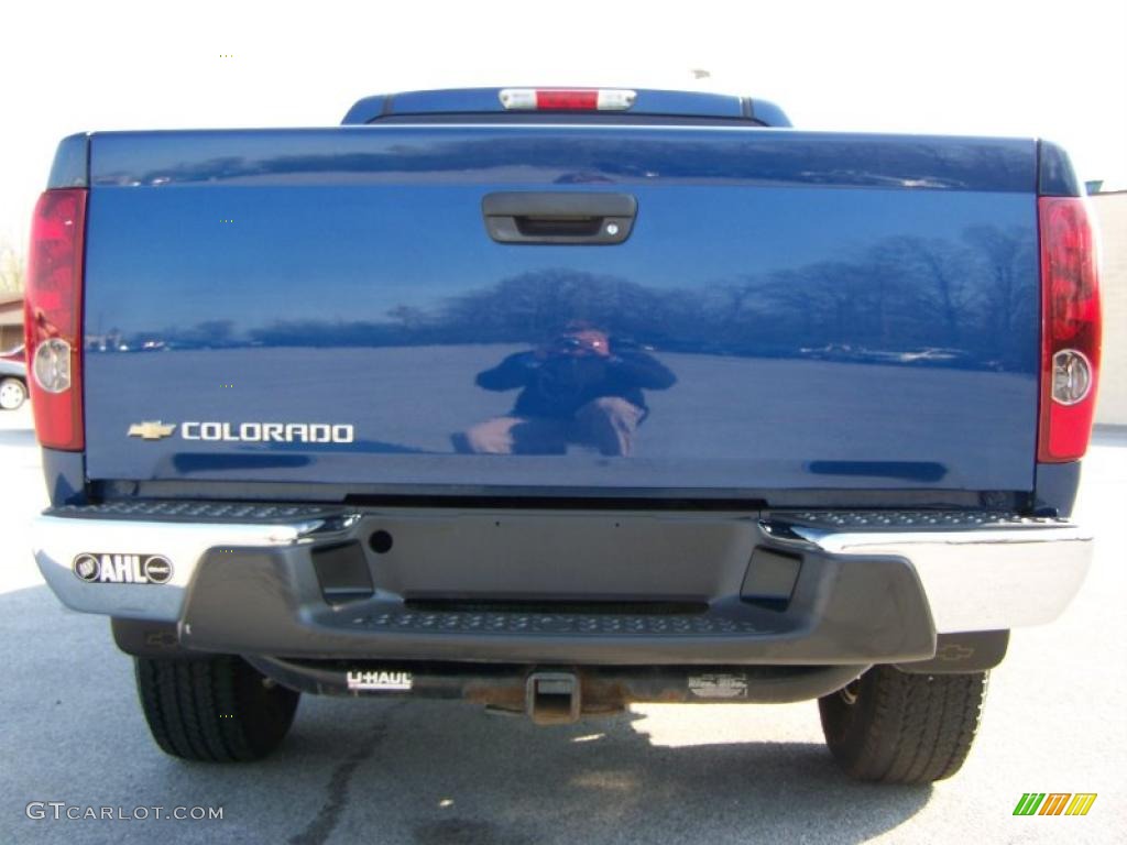 2006 Colorado Z71 Crew Cab 4x4 - Blue Granite Metallic / Very Dark Pewter photo #6
